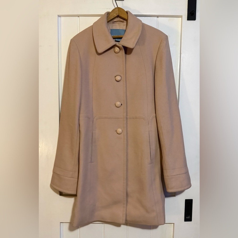 Nine West Chic Women's Blush Pink Trench Coat